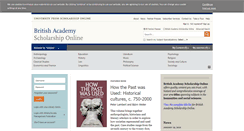 Desktop Screenshot of britishacademypublications.com